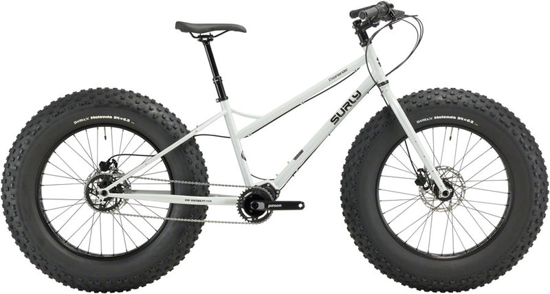 Surly Moonlander Fat Tire Bike - 24" Steel Lunar Dust Gray Large