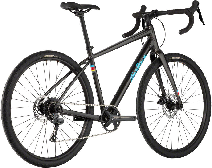 Salsa Journeyer Advent 650 Bike - 650b Aluminum Black 49cm