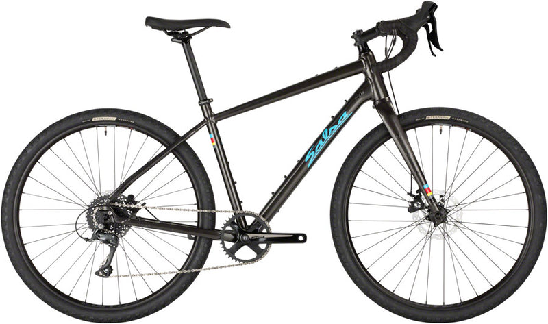 Salsa Journeyer Advent 650 Bike - 650b Aluminum Black 49cm