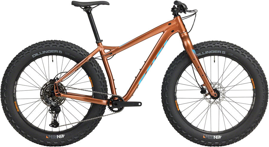 Salsa Heyday! Cues Fat Tire Bike - 26" Aluminum Bronze X-Large