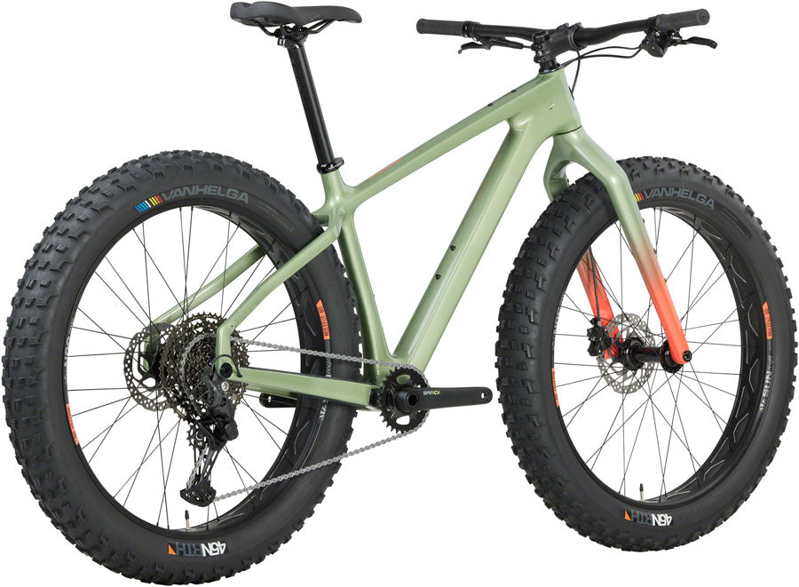 Salsa Beargrease C Cues 11 Fat Tire Bike - 27.5" Carbon Sage Green Medium