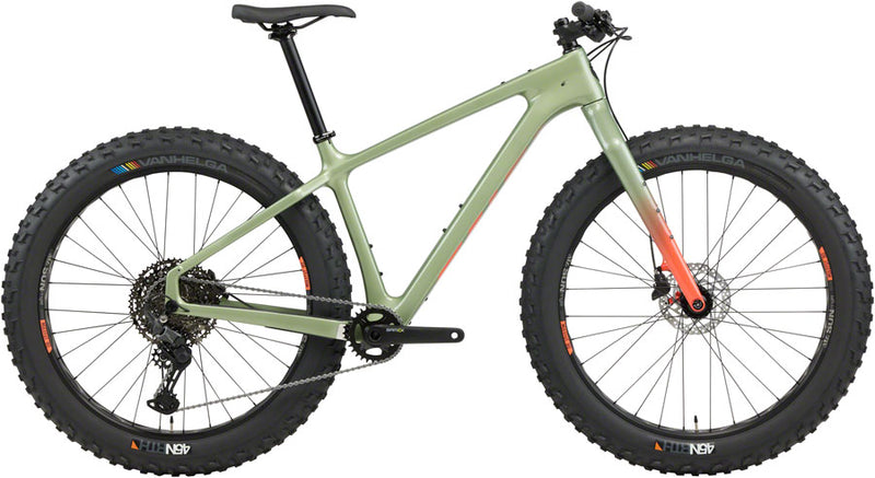 Salsa Beargrease C Cues 11 Fat Tire Bike - 27.5" Carbon Sage Green Large