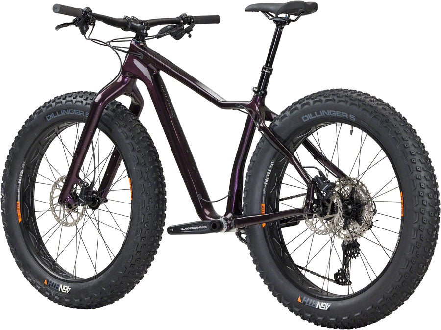 Salsa Heyday! C Deore 12 Fat Tire Bike - 26" Carbon Black Cherry X-Small