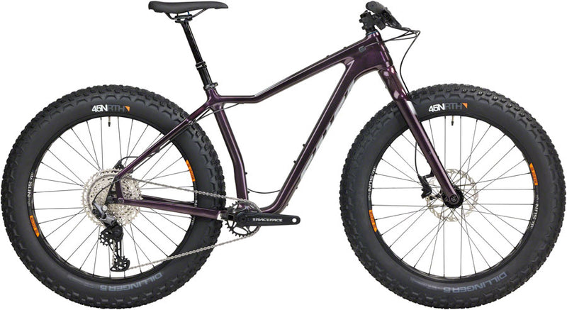 Salsa Heyday! C Deore 12 Fat Tire Bike - 26" Carbon Black Cherry Medium