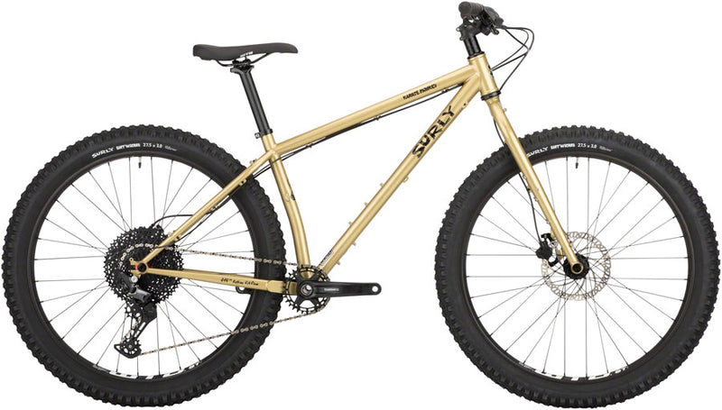 Surly Karate Monkey Bike - 27.5" Steel Fools Gold X-Small