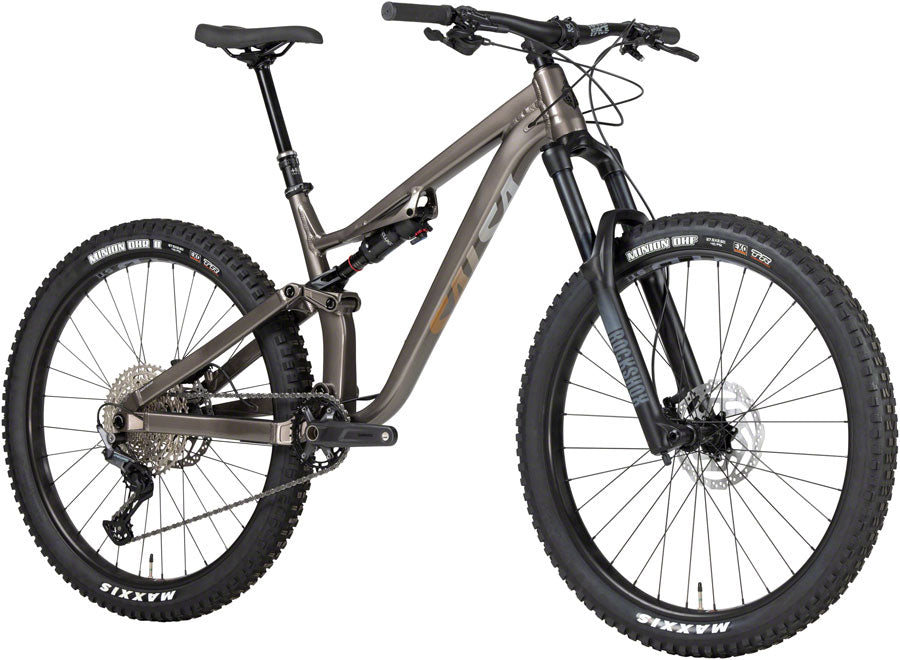 Salsa Rustler Deore 12 Bike - 27.5" Aluminum Gray Medium