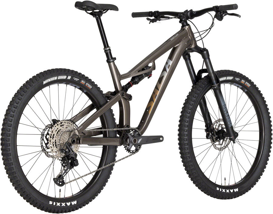 Salsa Rustler Deore 12 Bike - 27.5" Aluminum Gray Small