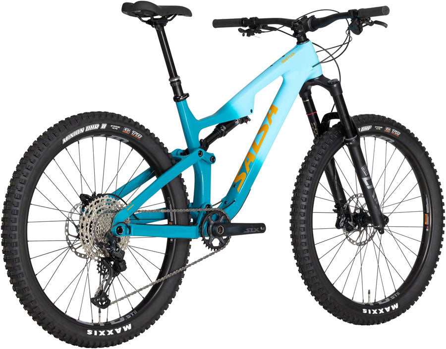 Salsa Rustler Carbon SLX Bike - 27.5" Carbon Teal Fade Medium