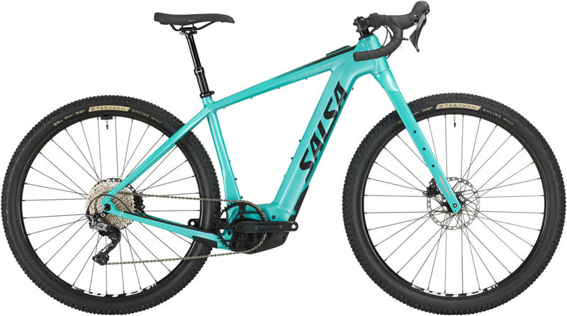 Salsa Tributary GRX 600 Ebike - 29" Aluminum Teal X-Large