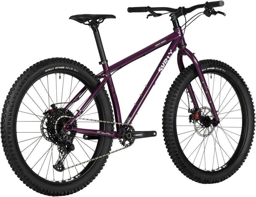 Surly Karate Monkey Bike - 27.5" Steel Organic Eggplant Large