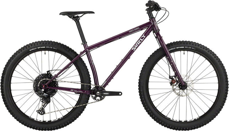 Surly Karate Monkey Bike - 27.5" Steel Organic Eggplant Medium