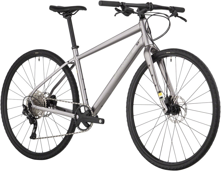 Salsa Journeyer Flat Bar Deore 10 700 Bike - 700c Aluminum Ash Grey MD