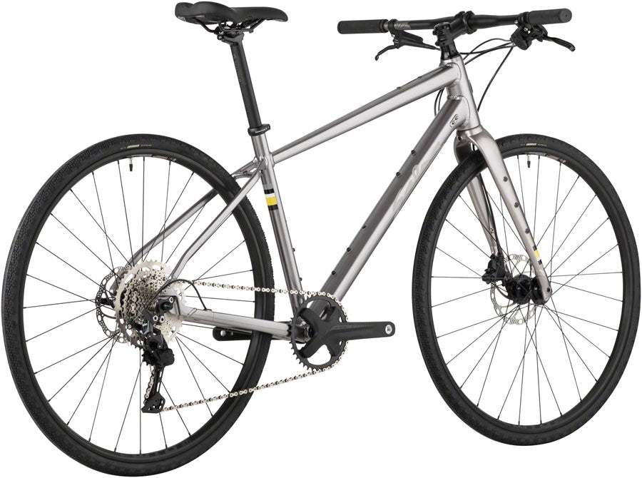 Salsa Journeyer Flat Bar Deore 10 700 Bike - 700c Aluminum Ash Grey LG