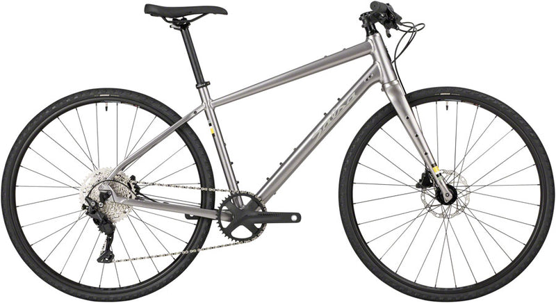 Salsa Journeyer Flat Bar Deore 10 700 Bike - 700c Aluminum Ash Grey SM