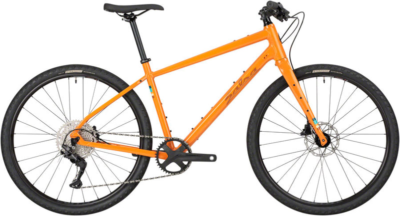 Salsa Journeyer Flat Bar Deore 10 650 Bike - 650b Aluminum Orange XS