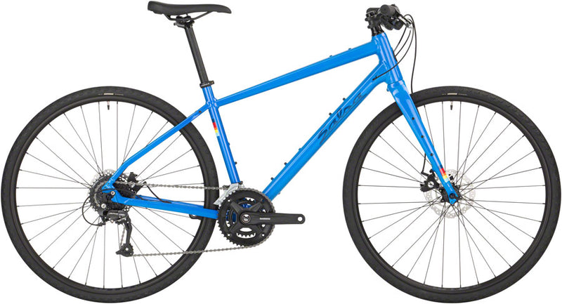 Salsa Journeyer Flat Bar Altus 700 Bike - 700c Aluminum Blue LG