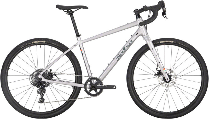 Salsa Journeyer Apex 1 650 Bike - 650b Aluminum Silver 49cm