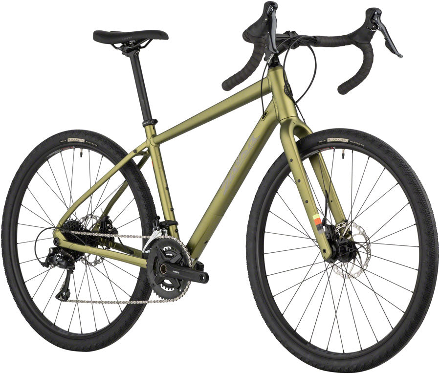 Salsa Journeyer Sora 650 Bike - 650b Aluminum Avocado Green 49cm