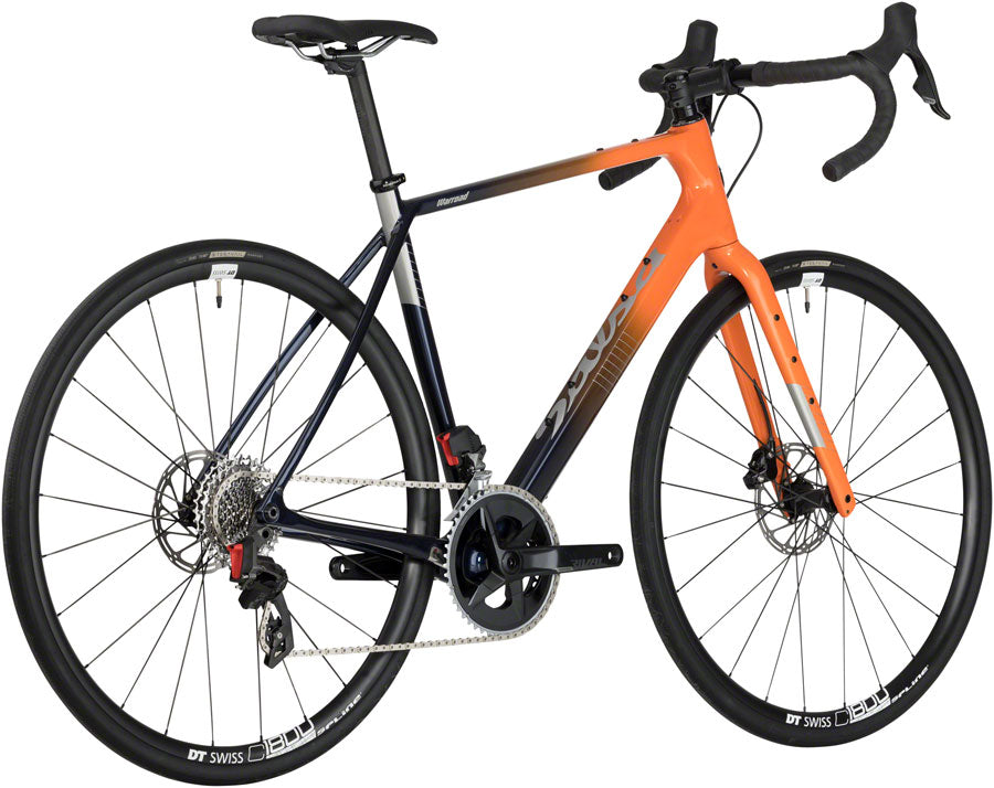 Salsa Warroad C Rival AXS Bike - 700c Carbon Orange / Purple Fade 61cm