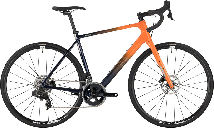 Salsa Warroad C Rival AXS Bike - 700c Carbon Orange / Purple Fade 61cm