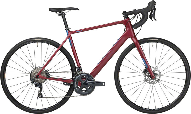 Salsa Warroad C Ultegra Bike - 700c Carbon Dark Red 49cm