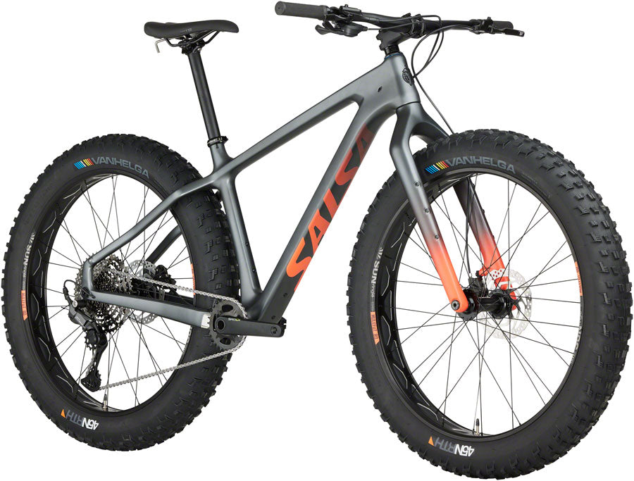 Salsa Beargrease Carbon Cues 11 Fat Bike - 27.5" Carbon Gray Large