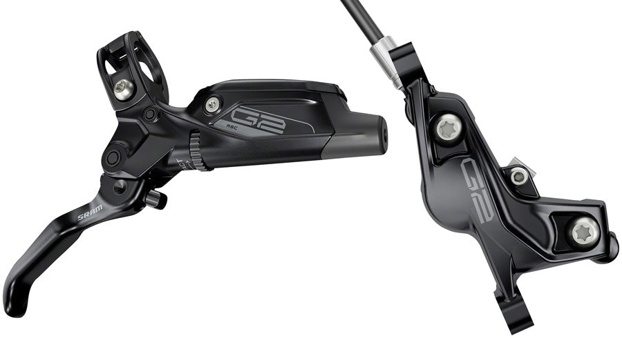 SRAM G2 RSC Disc Brake and Lever Set - Front/Rear, Hydraulic, Post Mount, Diffusion Black, A2 - Open Box, New
