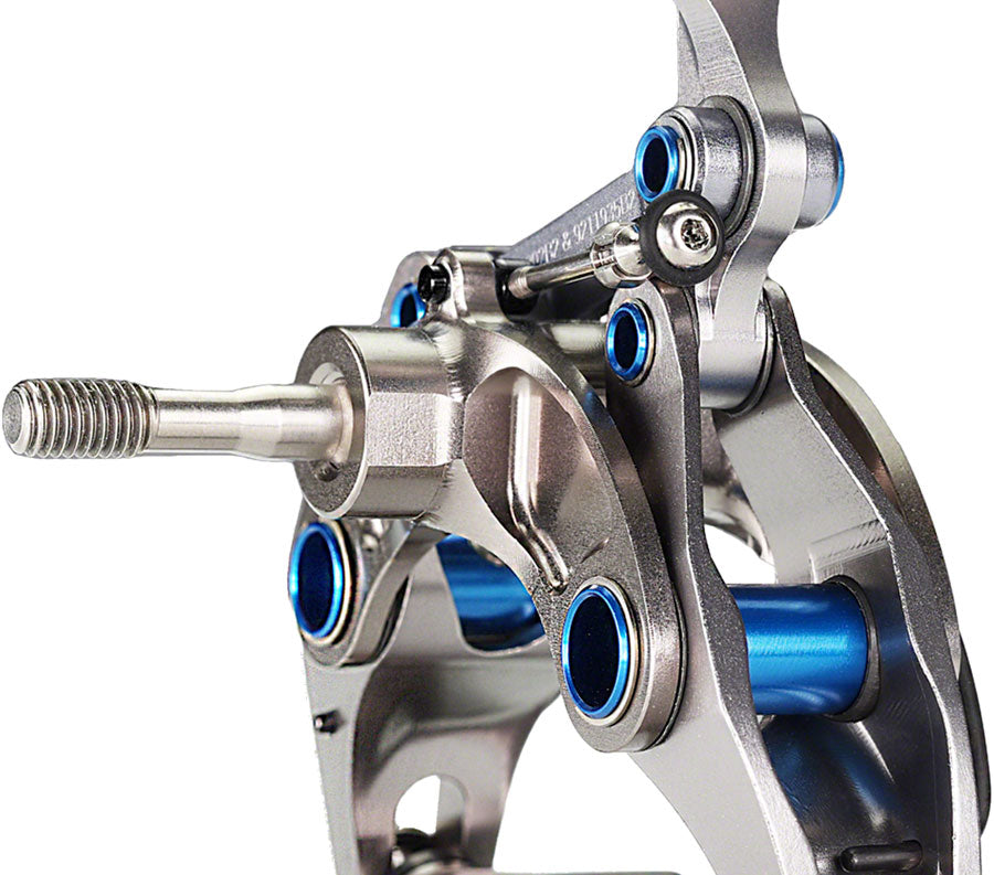 Cane Creek eeBrake Magnum Limited Edition Road Caliper Brake Set - Regular Mount Gunmetal Gray/Blue