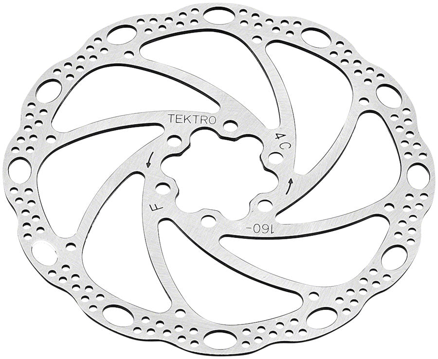 Tektro TR140-22 Disc Rotor - 140mm 6-Bolt Silver