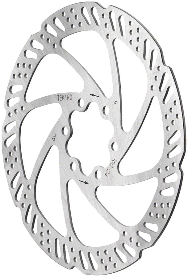 Tektro TR180-24 Disc Rotor - 180mm 6-Bolt Silver