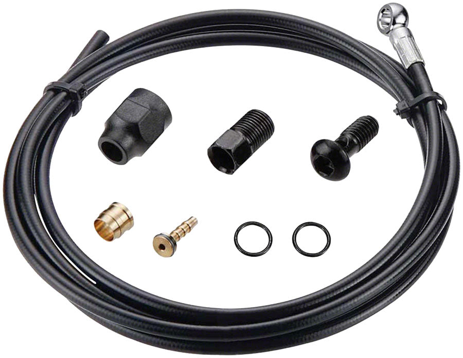 Tektro #50 Hydraulic Brake Hose Kit - With Banjo Unit 5.5mm x 3200mm For Auriga Twin+ Auriga+