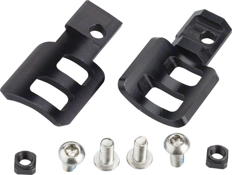 Hope Tech 3 Shifter Mounts - For Shimano I-Spec II Shifters Black Pair