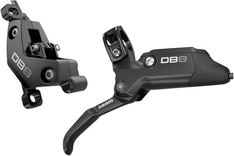 SRAM DB8 Disc Brake and Lever - Front, Mineral Oil Hydraulic, Post Mount, Diffusion Black, A1 - Open Box, New