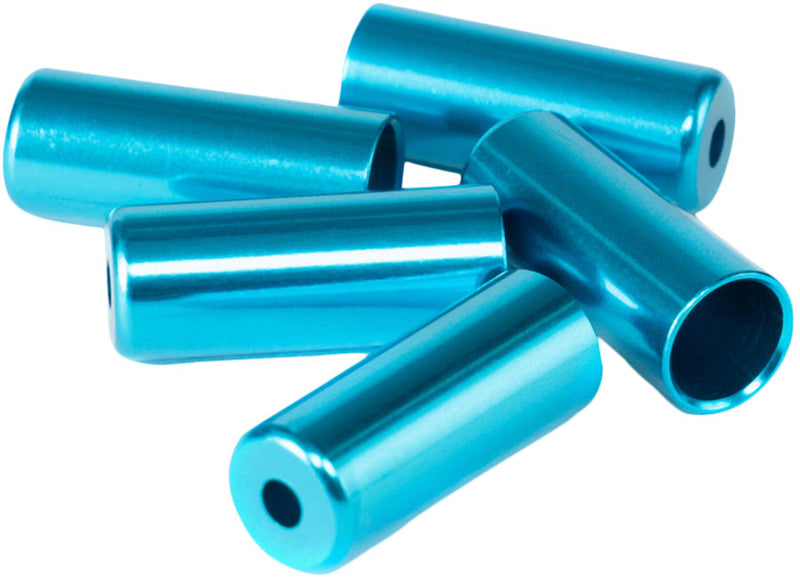 Salt Cable End Caps - Cyan Blue Pack of 10