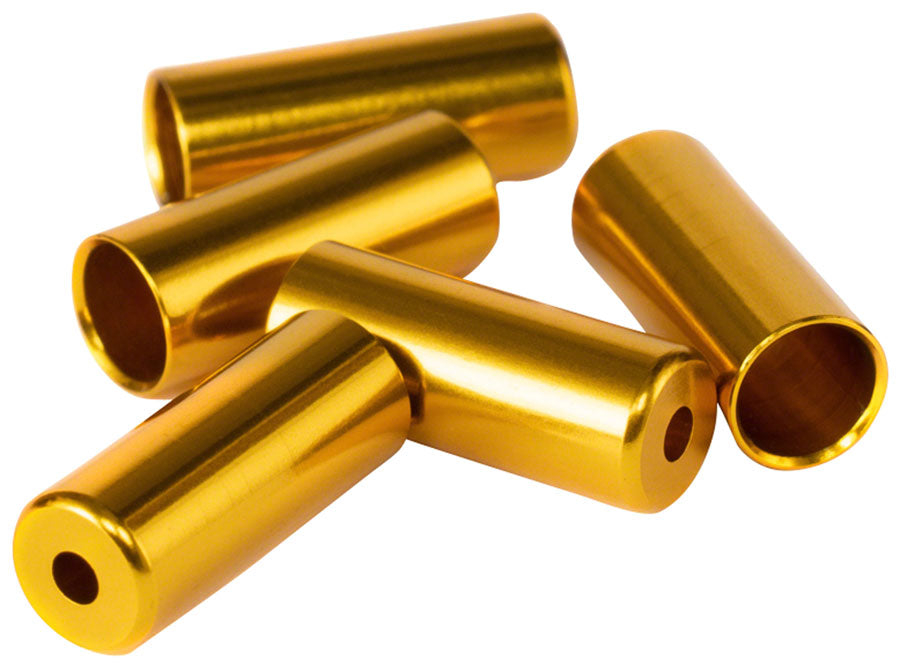 Salt Cable End Caps - Gold Pack of 10