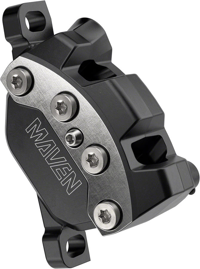 SRAM Maven Ultimate Disc Brake Caliper Assembly - Front/Rear, Post Mount, 4-Piston, Silver/Black, A1