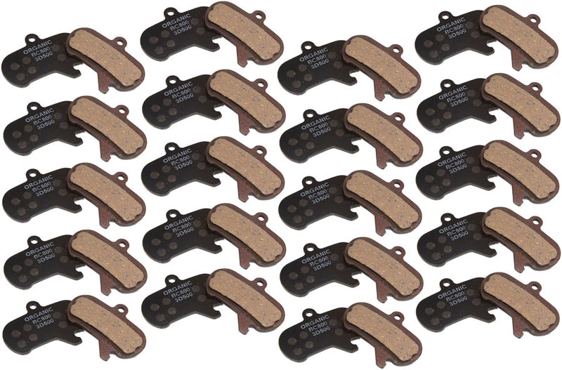 SRAM Maven X-Large Disc Brake Pads - Organic Compound Steel Backed Quiet Maven 2024+ 20 Sets