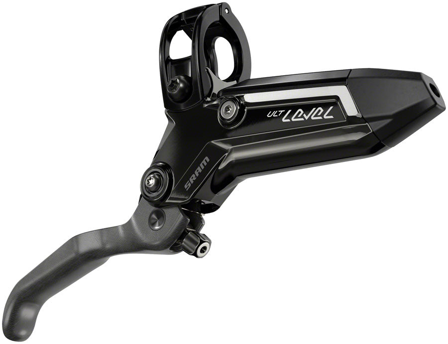 SRAM Level Ultimate Stealth Disc Brake and Lever - Front, Post Mount, 2-Piston, Carbon Lever, Titanium Hardware, Gloss Black, C1 - Open Box, New