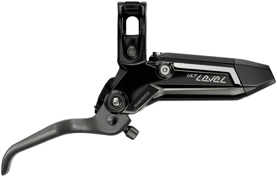 SRAM Level Ultimate Stealth Disc Brake and Lever - Front, Post Mount, 2-Piston, Carbon Lever, Titanium Hardware, Gloss Black, C1 - Open Box, New