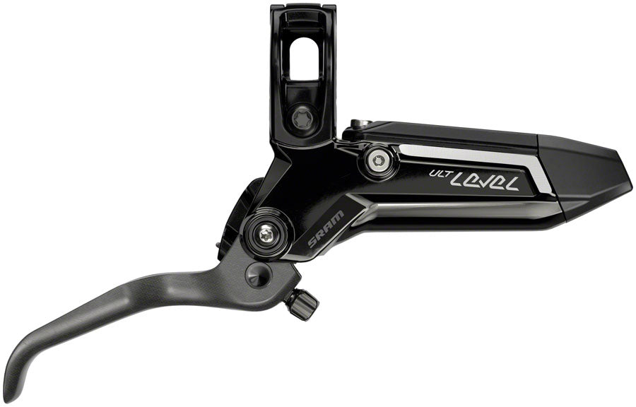 SRAM Level Ultimate Stealth Disc Brake and Lever - Rear, Post Mount, 2-Piston, Carbon Lever, Titanium Hardware, Gloss Black, C1 - Open Box, New