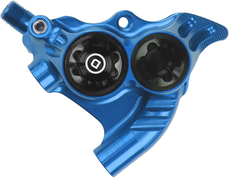 Hope RX4+ Disc Brake Caliper - Flat Mount Rear +20mm DOT Type Blue