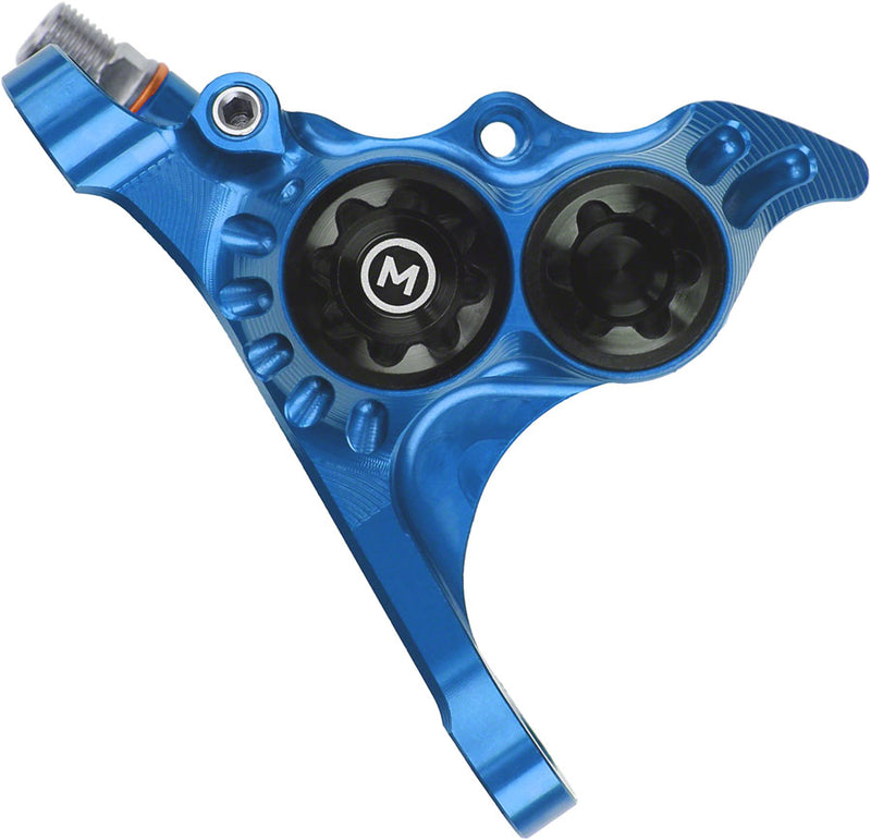 Hope RX4+ Disc Brake Caliper - Flat Mount Front +20mm Mineral Oil Type Blue