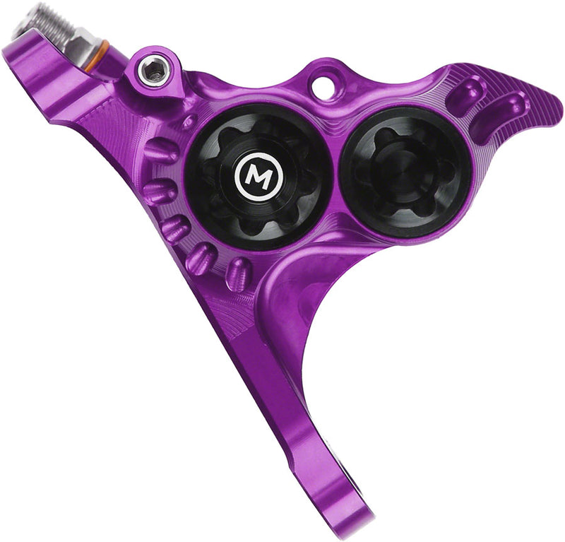 Hope RX4+ Disc Brake Caliper - Flat Mount Front +20mm Mineral Oil Type Purple