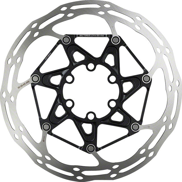 SRAM Centerline X Disc Brake Rotor - 160mm, 6-Bolt, Steel Bolts, Silver/Black - Open Box, New