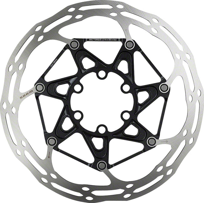 SRAM Centerline X Disc Brake Rotor - 180mm, 6-Bolt, Steel Bolts, Silver/Black - Open Box, New