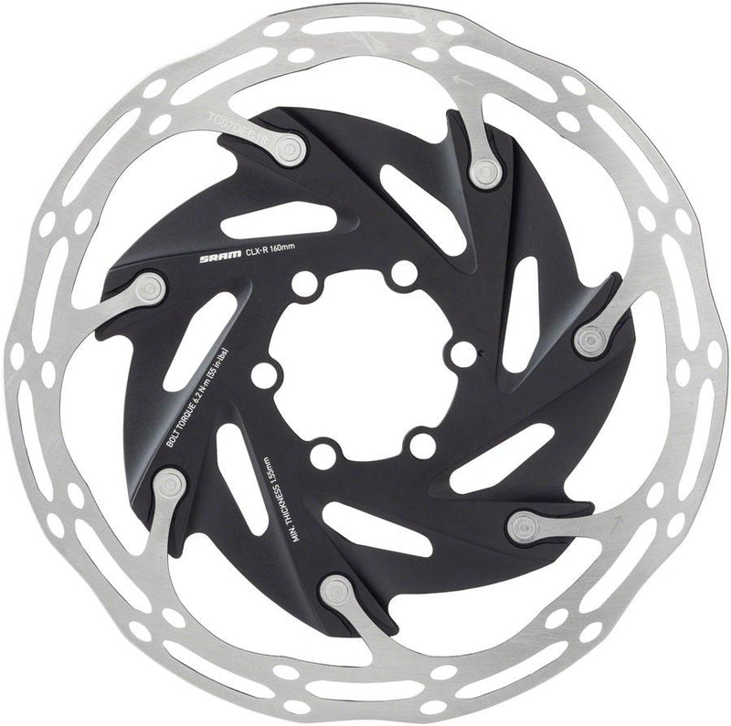 SRAM CenterLine XR Disc Brake Rotor - 160mm, 6-Bolt, Silver/Black - Open Box, New