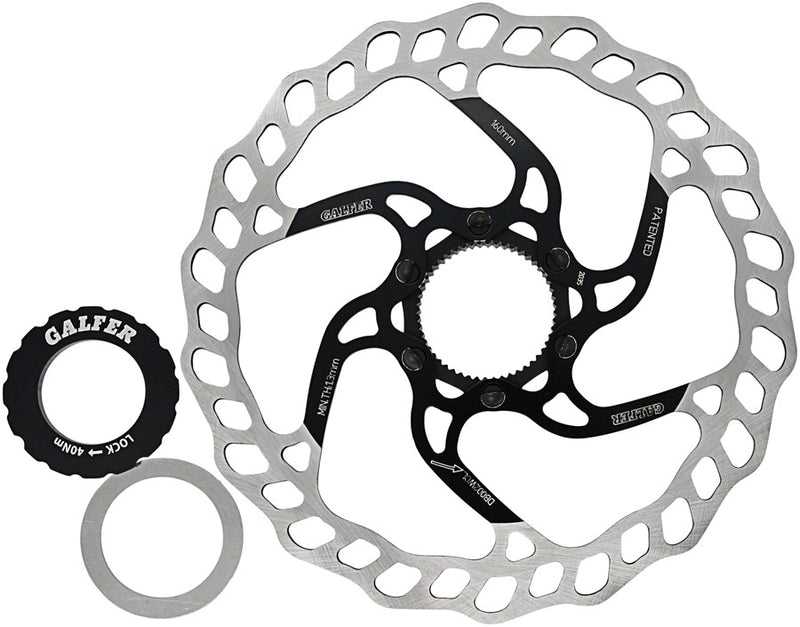 Galfer MTB Disc Brake Rotor - 160mm Centerlock 1.8mm