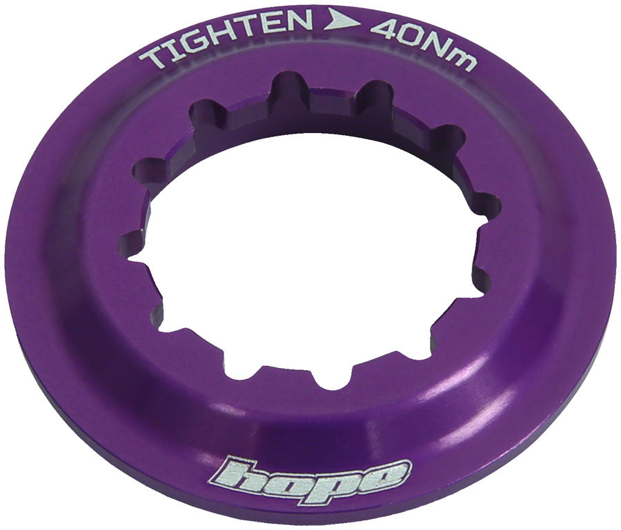 Hope Center Lock Disc Lockring - Purple