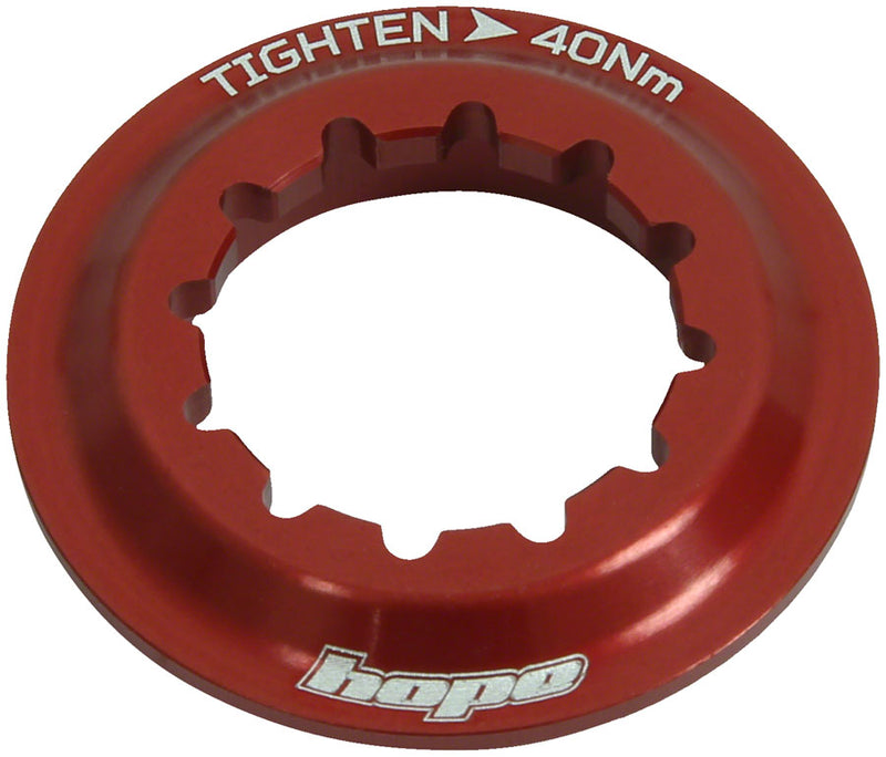 Hope Center Lock Disc Lockring - Red