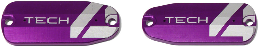 Hope Tech 4 Brake Lever Reservoir Lid - Purple Pair